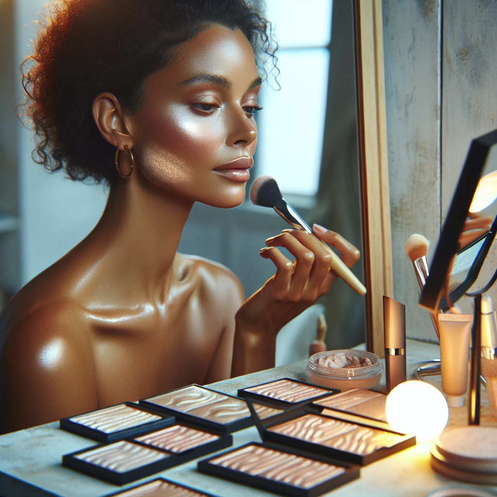 Get a Dewy Look with Highlighters