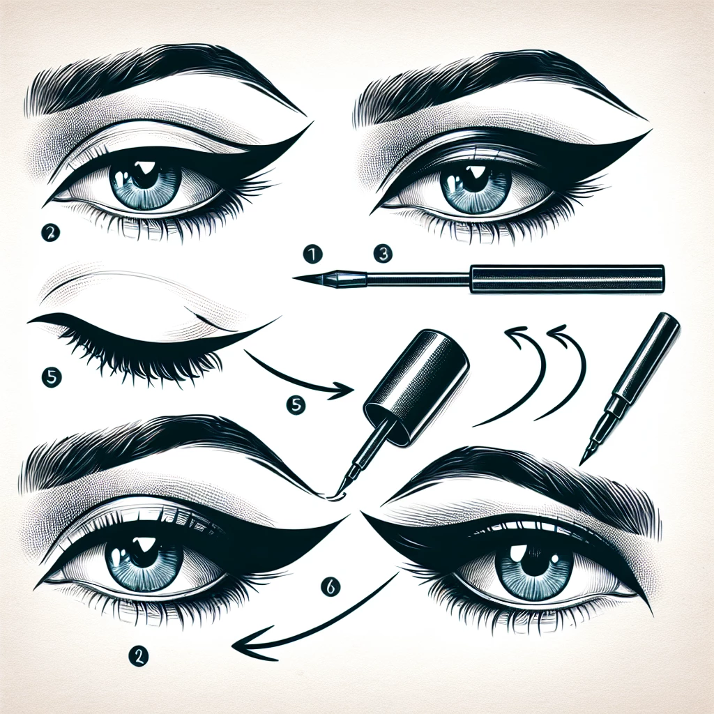 Creating a Classic Winged Eyeliner