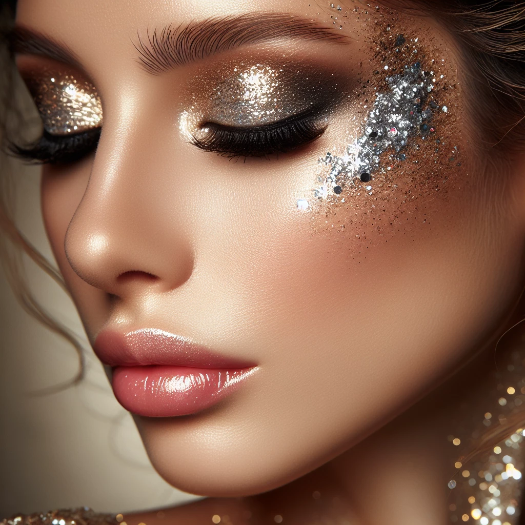 Glitter Makeup: Dazzle with Grace