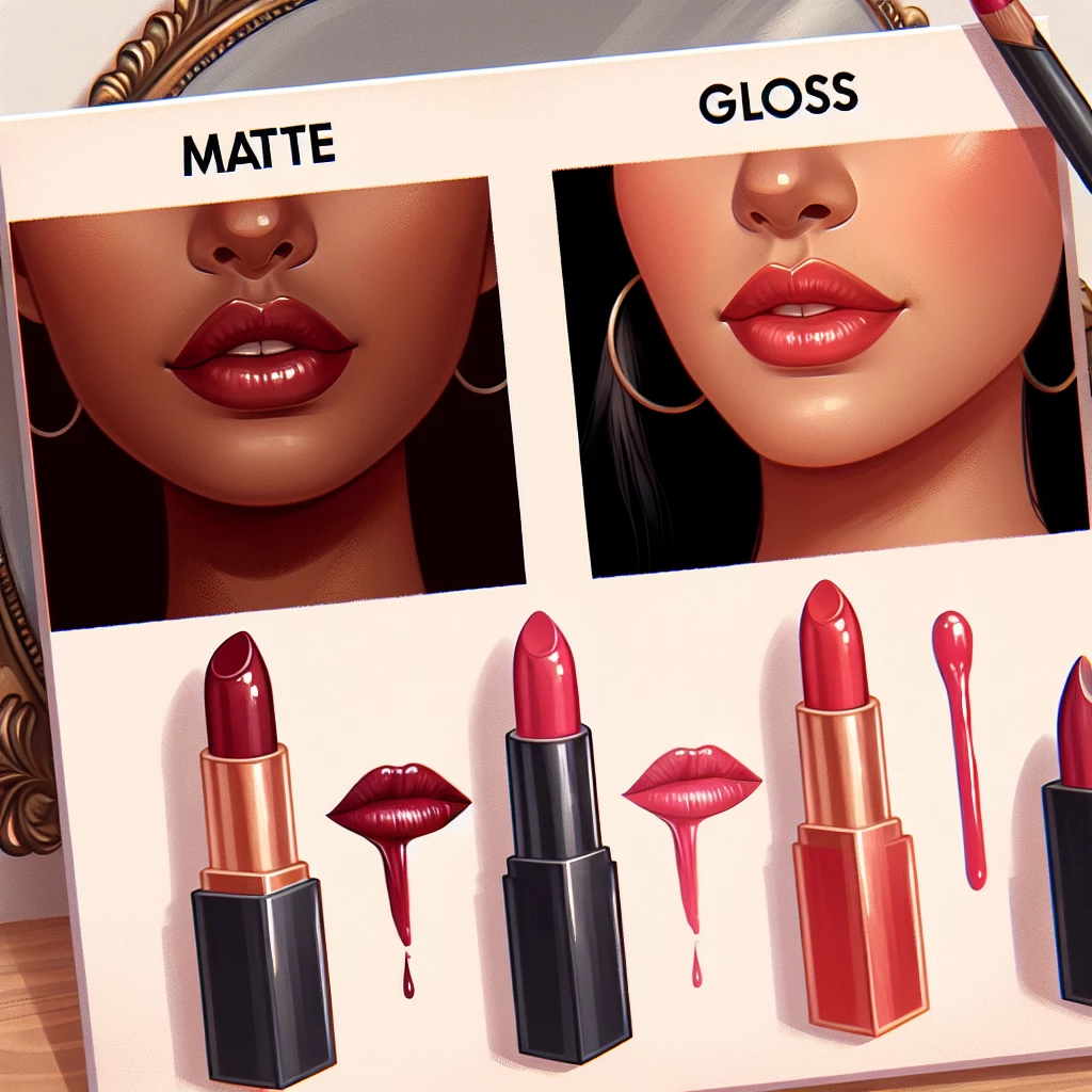 Matte vs Gloss Lipsticks